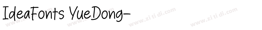 IdeaFonts YueDong字体转换